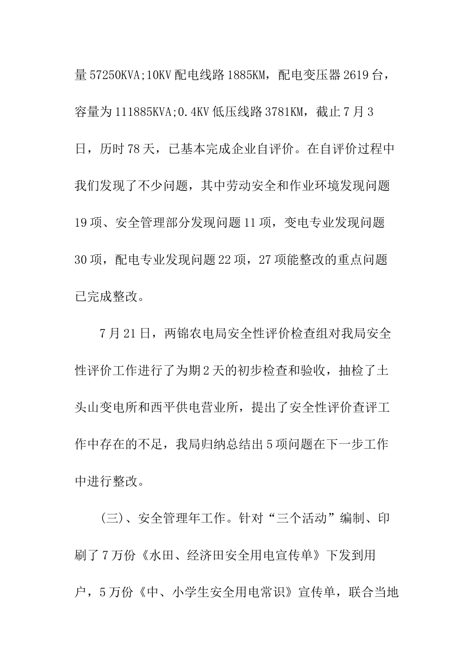 农电局生产副局长的工作报告_第2页