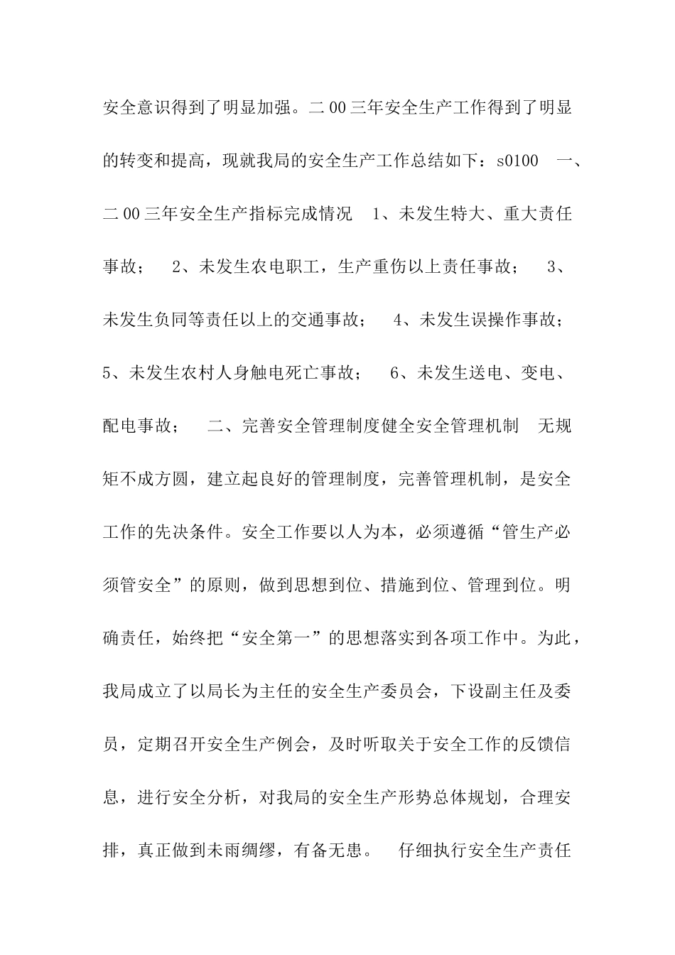 农电局年度安全总结-_第2页