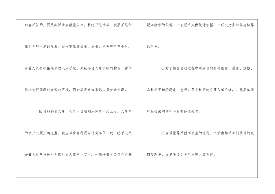 出境竹木草制品公司仓库管理制度--_第2页