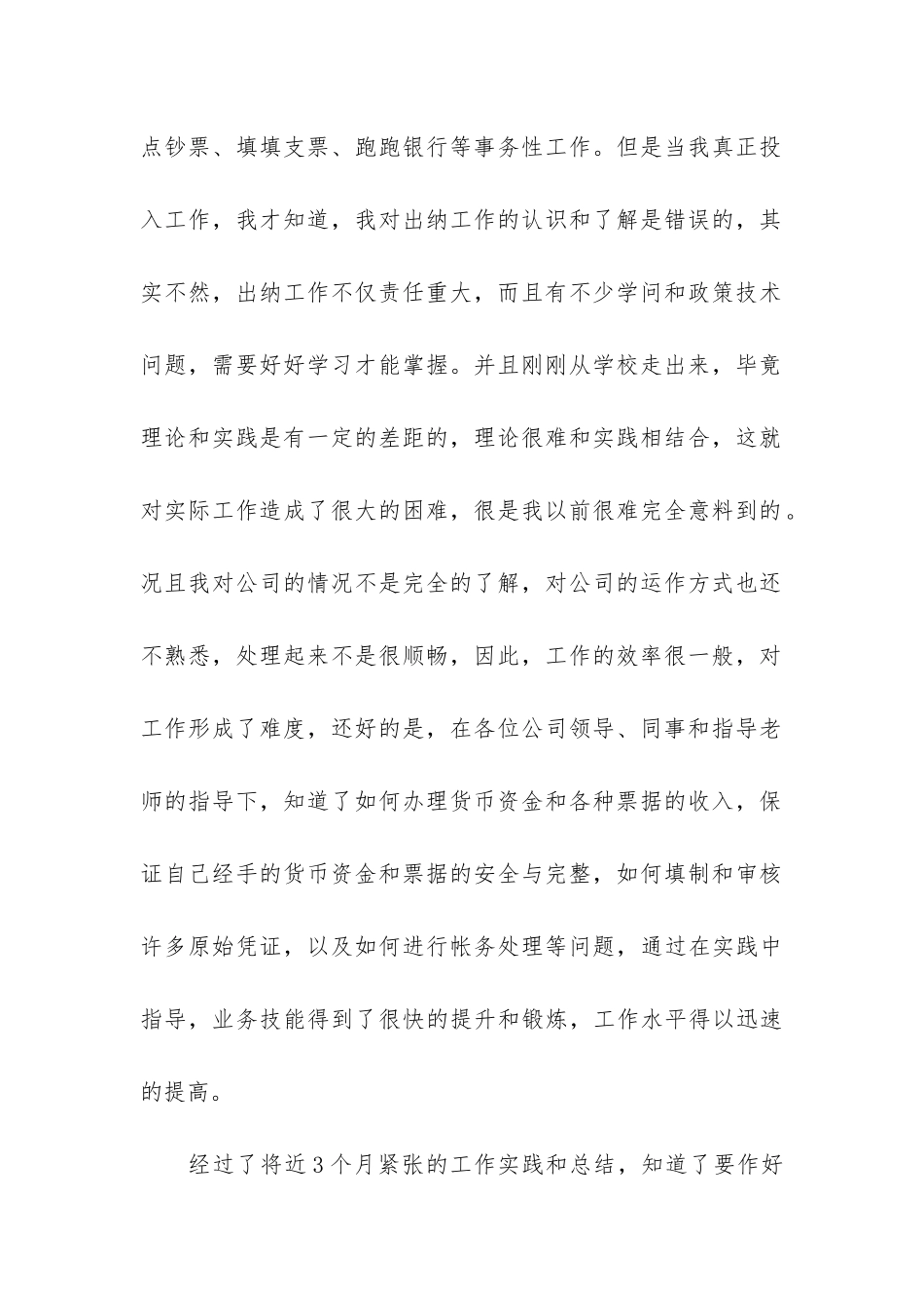 出纳个人工作总结模板6篇-年度工作总结-个人出纳_第2页