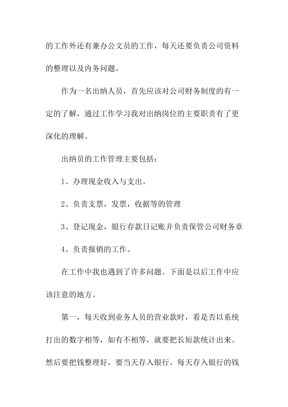 出纳工作总结一_第2页