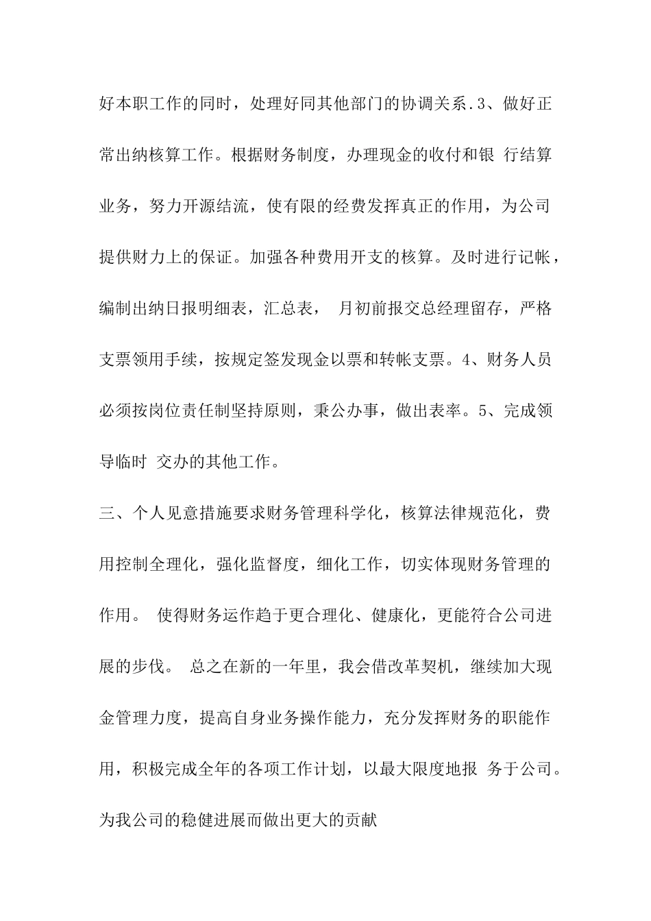 出纳新年工作计划开头_第2页