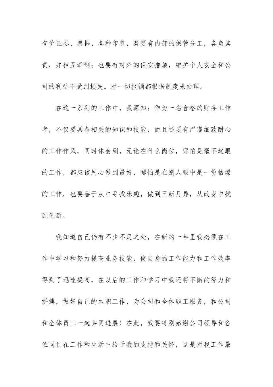 出纳的年终工作总结3篇_第3页