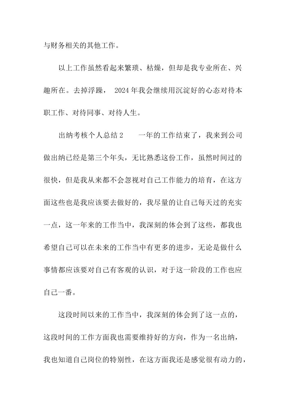 出纳考核个人总结_第2页