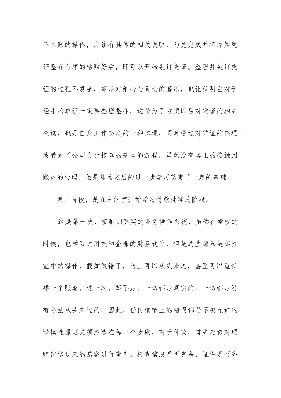 出纳试用期工作总结(汇编14篇)_第2页