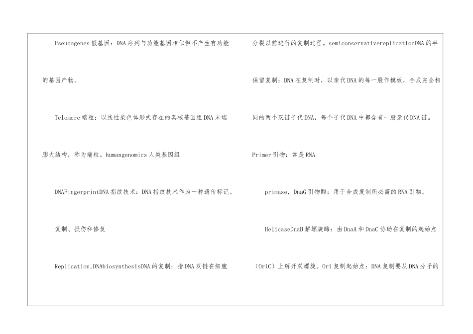 分子生物学的名字详解_第3页