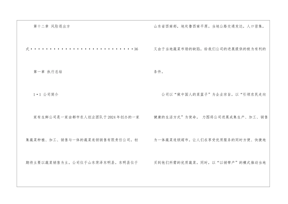 创业项目策划书标准篇怎么写_第3页
