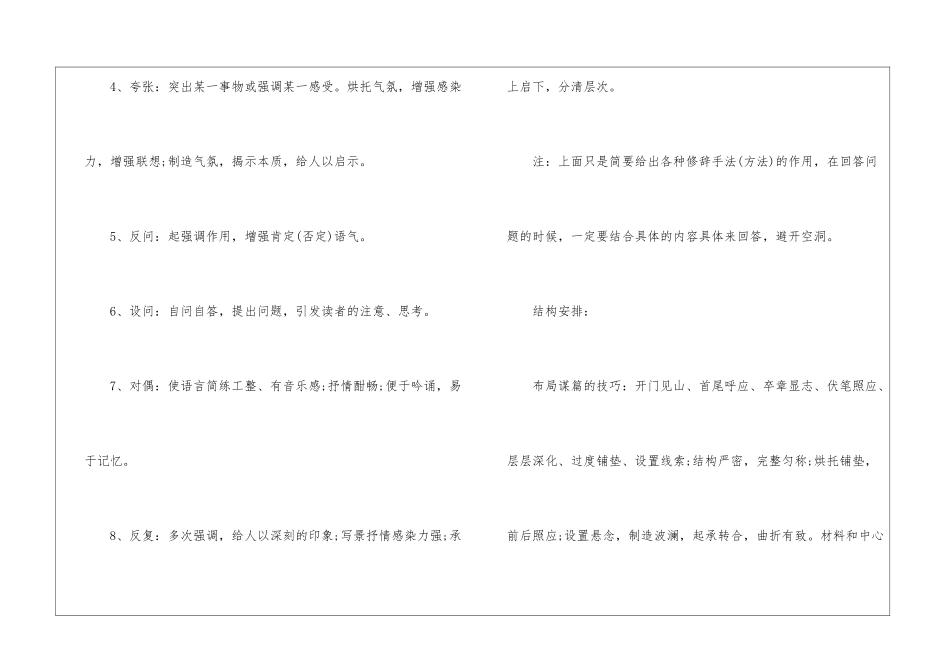 初一语文的知识点总结必看_第2页