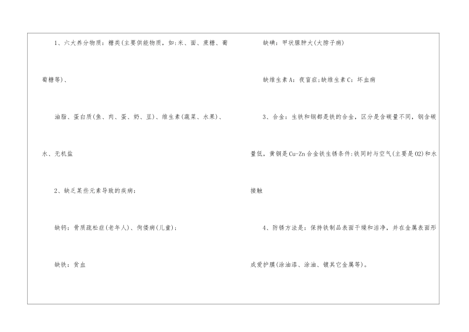 初三上册化学必背知识点_第3页