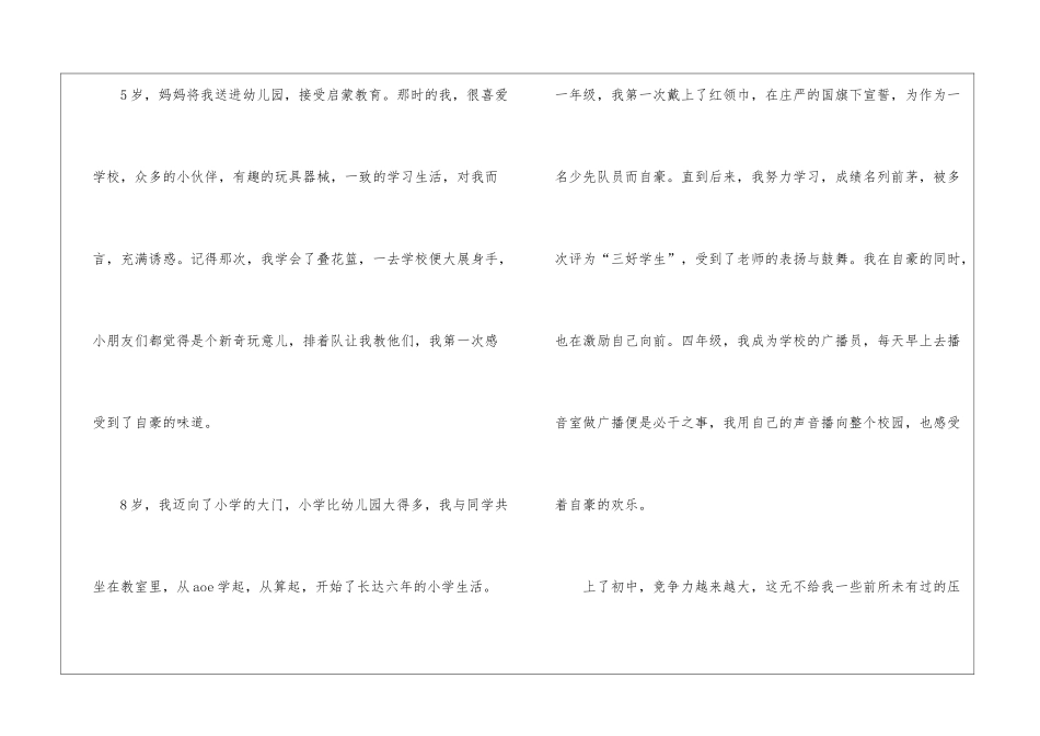 初三优秀记事作文精选大全10篇_第3页