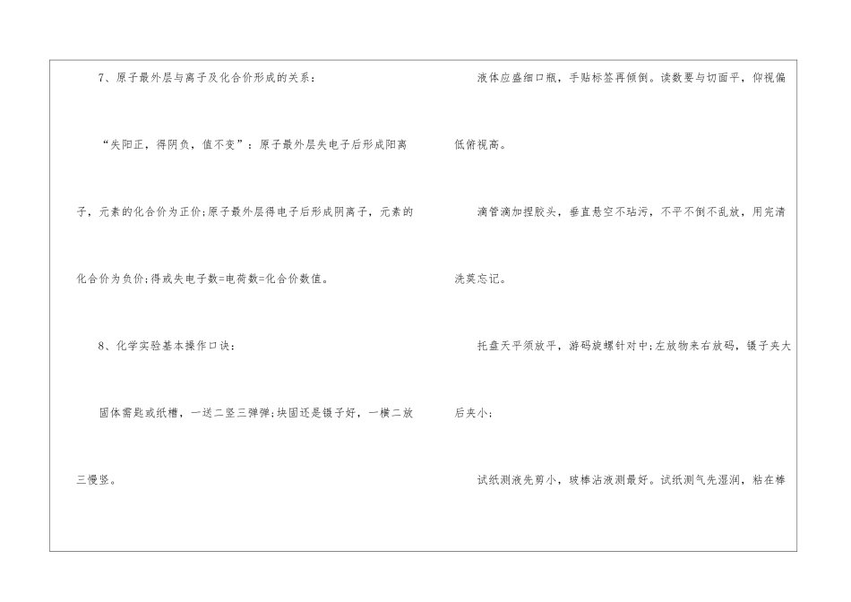初三化学中考实验题考点总结3篇_第3页