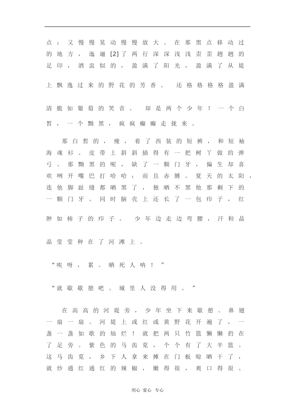 高中语文素材中外名作鉴赏与评析：《白色鸟》 新人教版_第2页