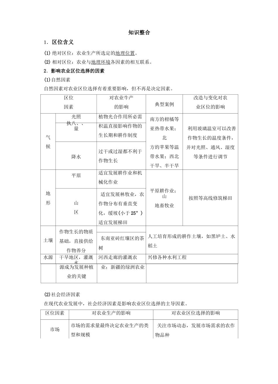 农业区位复习教案_第2页