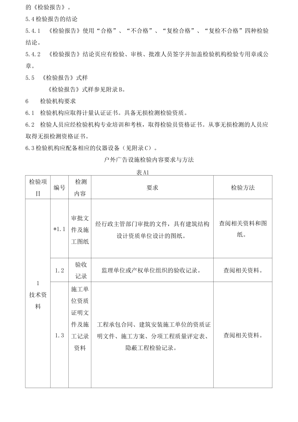 户外广告设施检验规范_第3页