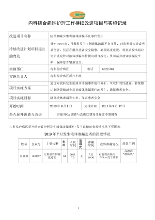 液体渗漏改进措施