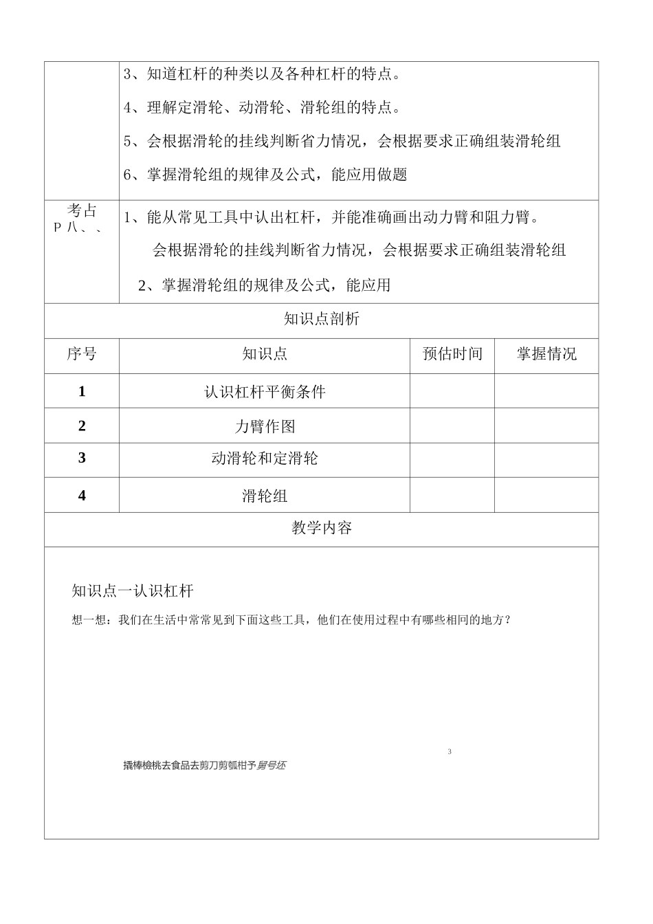 初中物理  杠杆和滑轮课件_第2页