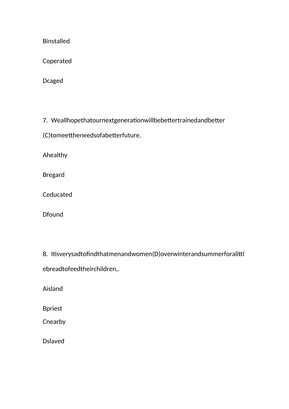 传媒《大学英语》课程考试作业考核试题_第3页