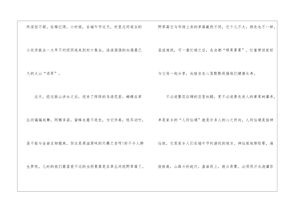 初三端午节趣事600字高分作文5篇_第2页
