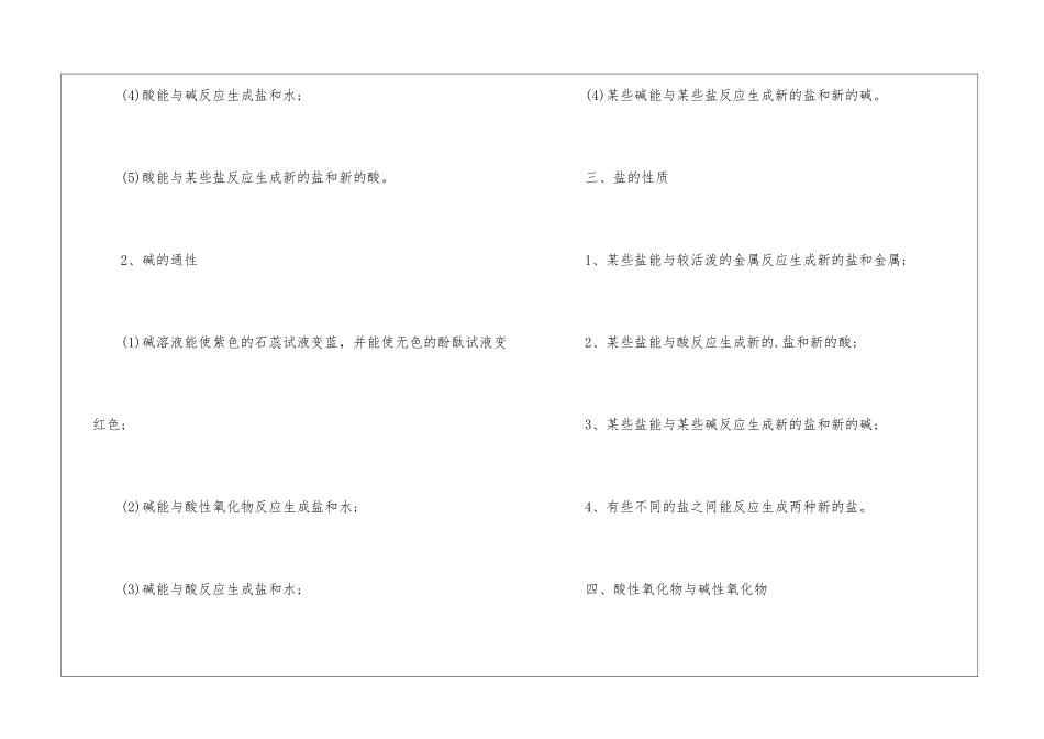 初三酸碱盐的知识点最新大全_第3页