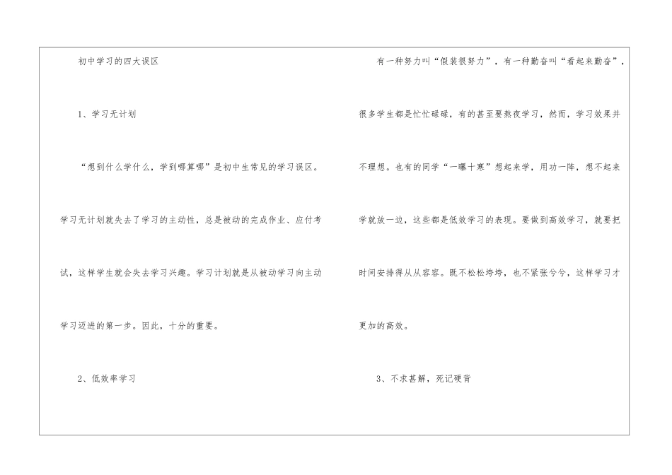 初中6个高效学习方法总结_第2页