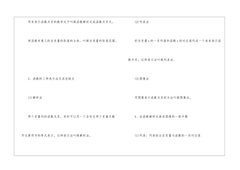 初中下数学知识点总结人教版整理_第2页