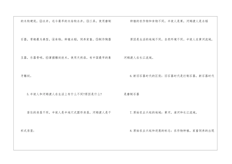 初中中国古代史之原始农耕社会3篇_第2页