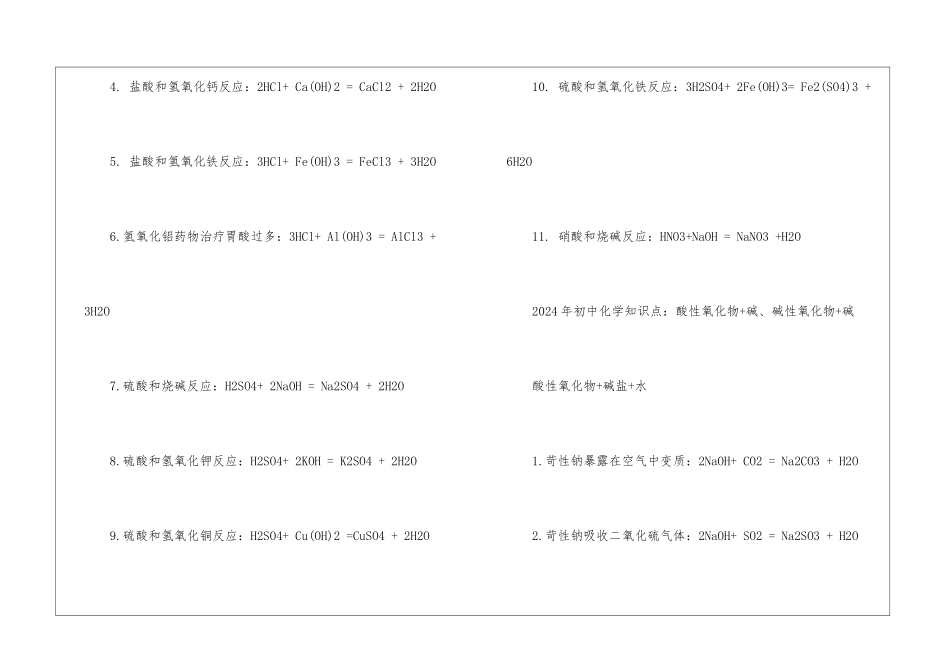 初中化学酸碱盐的反应有哪些_第3页