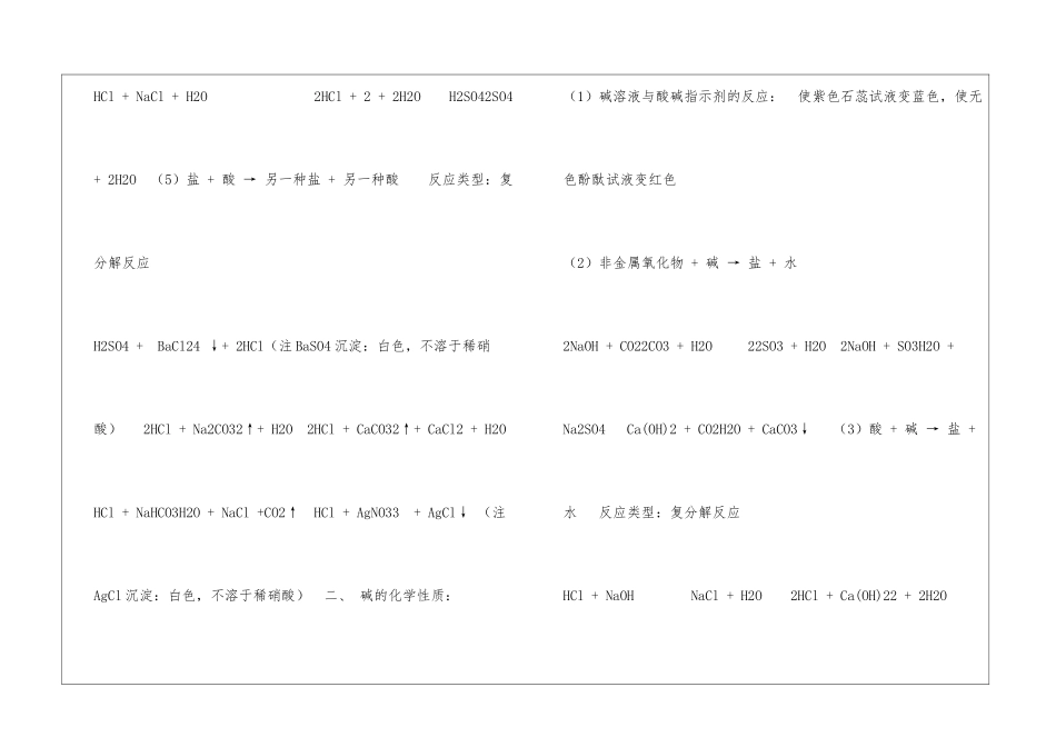 初中化学酸碱盐总结_第2页