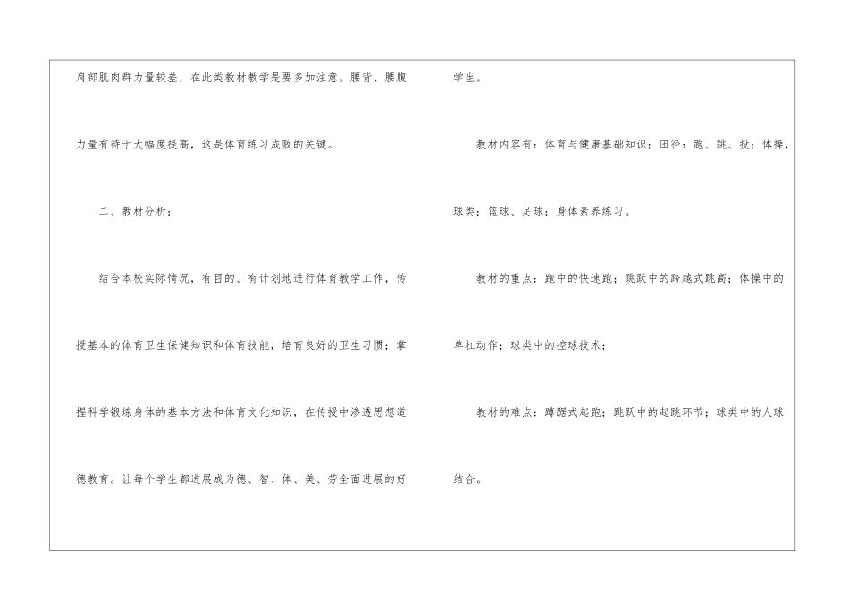 初中学校体育教学计划_第2页
