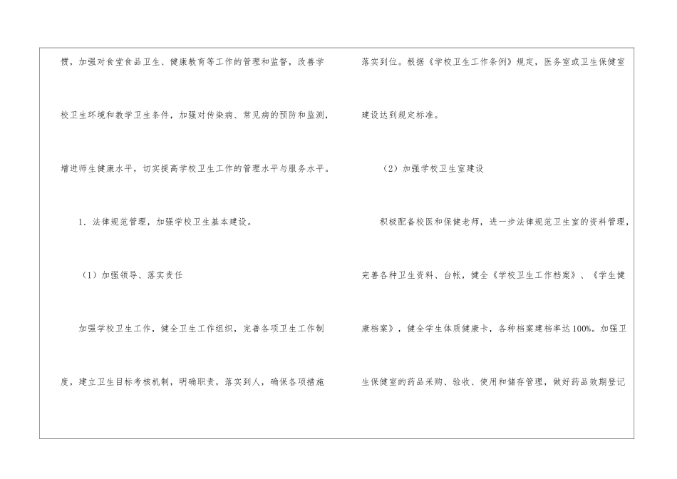 初中学校卫生工作计划(精选3篇)_第2页