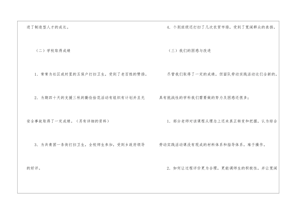 初中学校劳动教育工作总结_第3页
