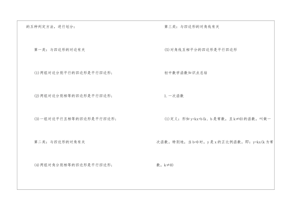 初中实用数学知识点讲解总结_第3页