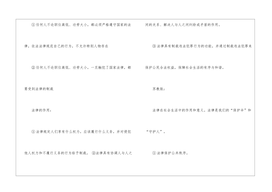 初中政治知识点之法律与制度怎么考_第3页