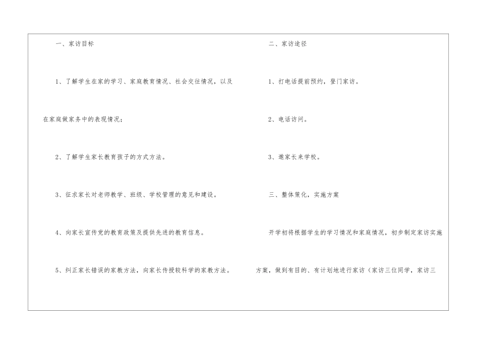 初中教师家访计划_第2页