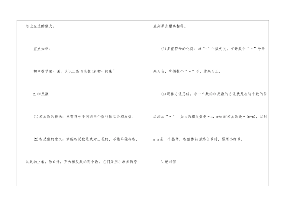 初中数学中考知识点必看_第2页