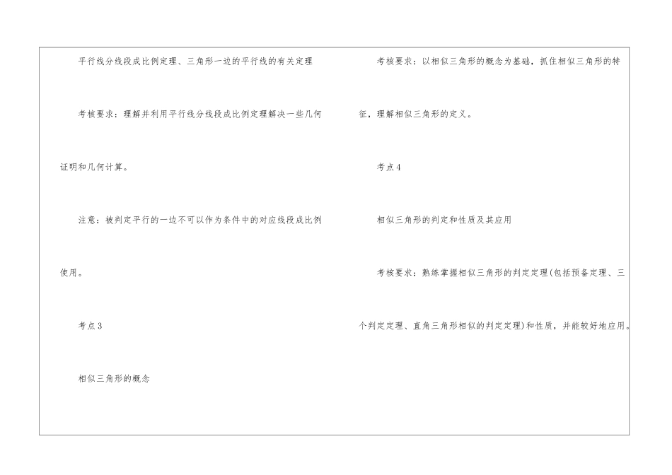 初中数学中考考点归纳总结2024_第2页