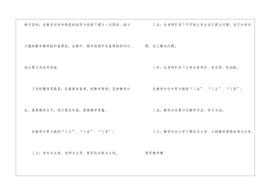 初中数学教研组工作计划15篇_第3页