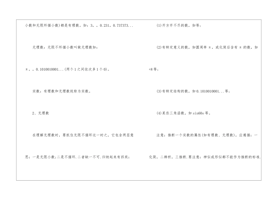 初中数学知识点总结必看_第2页