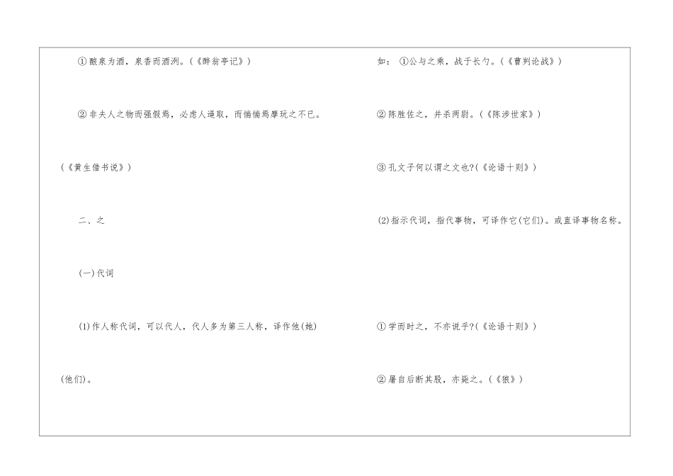 初中文言文常用虚词归纳-_第3页