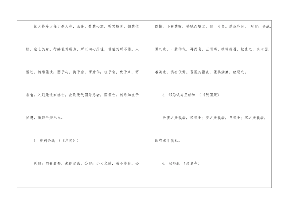 初中生必背的50篇文章-_第2页