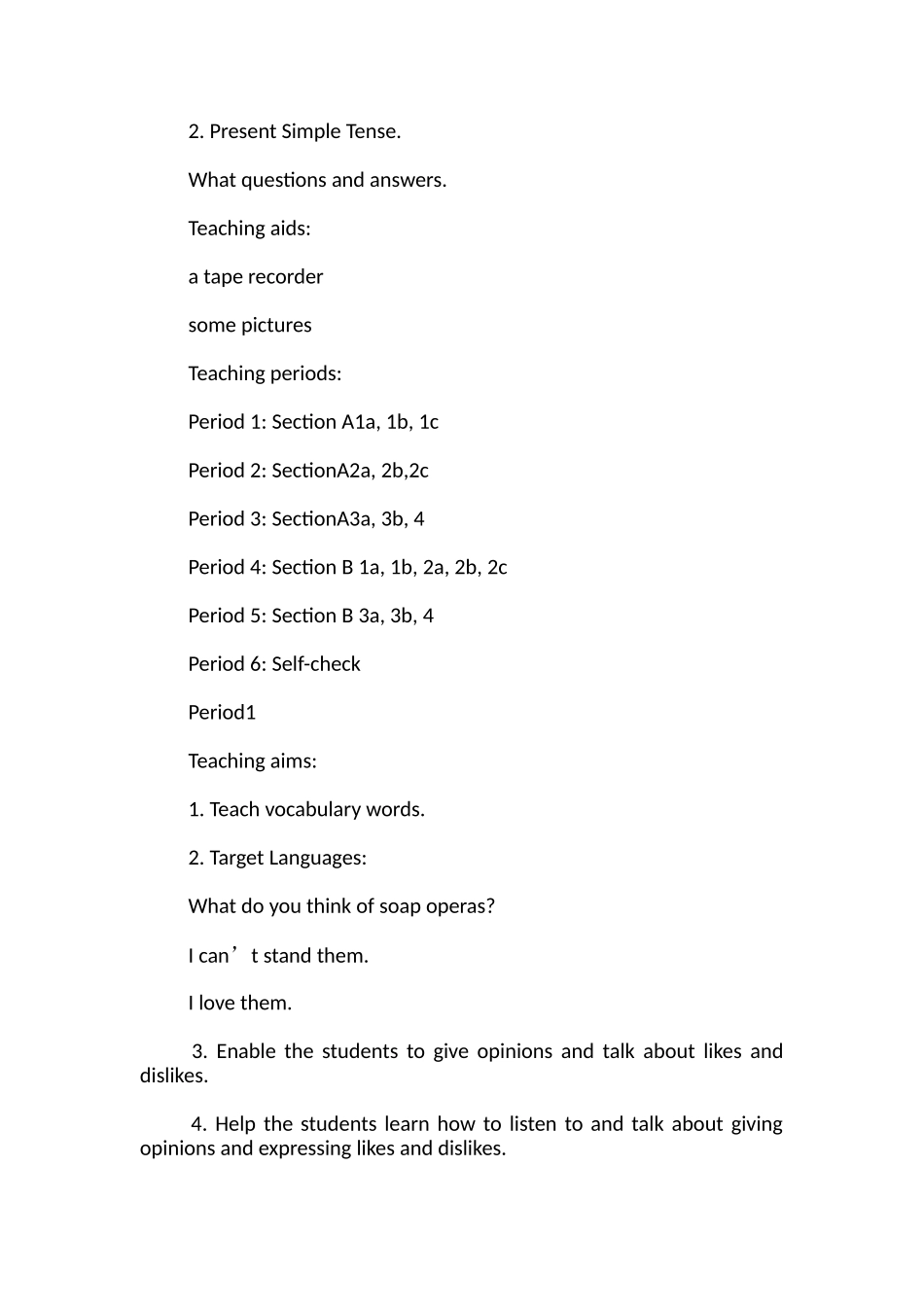 初中英语What-do-you-think-of-game-show教案_第2页