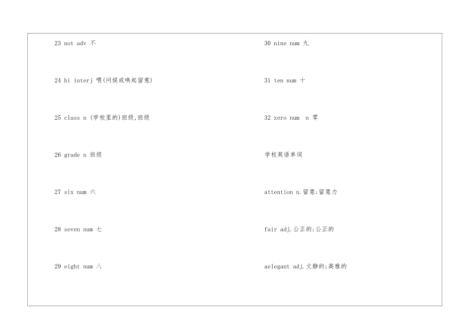 初中英语词汇归纳2024_第3页