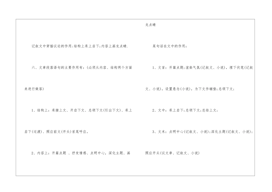 初中语文知识之现代文阅读技巧-初中语文现代文阅读方法-初中语文基础知识总结-初中语文基础知识大全_第3页