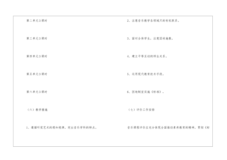 初中音乐教学计划3篇_第3页