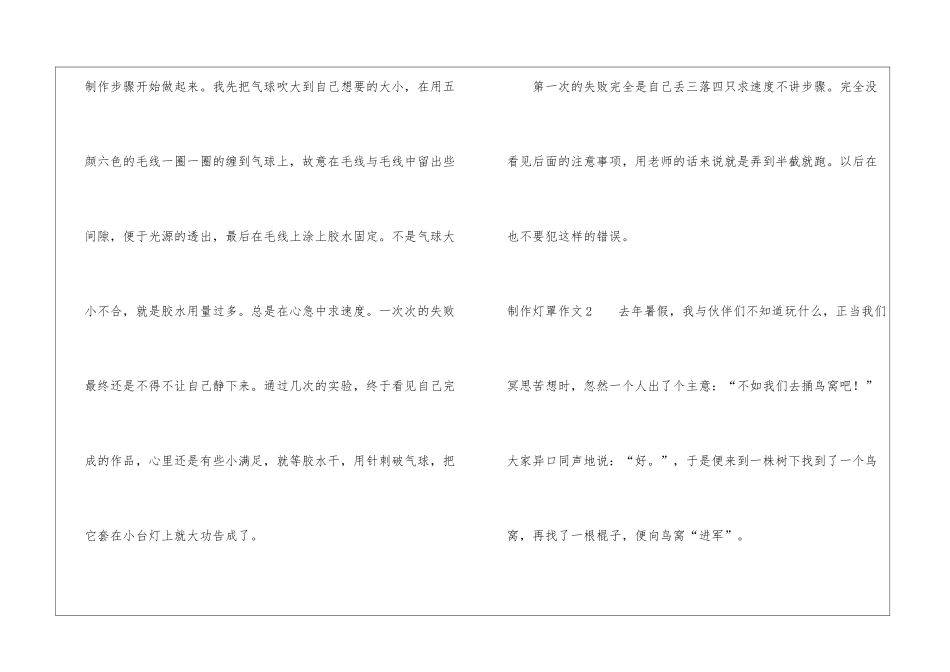制作灯罩作文_第2页