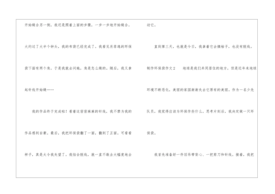 制作环保袋作文_第3页