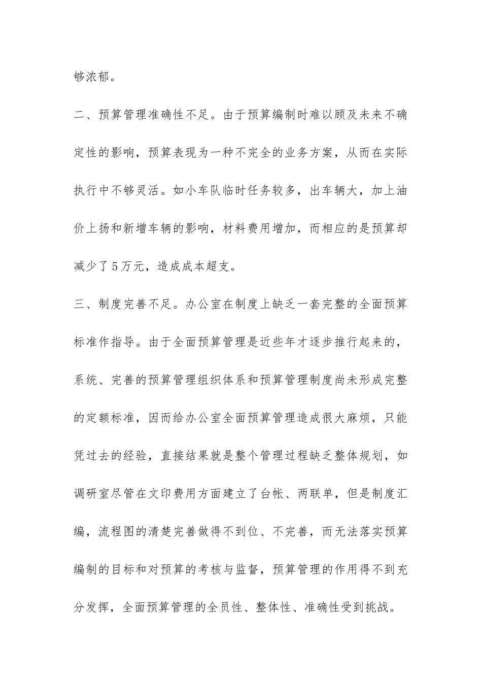 办公室关于全面预算管理的反思整改总结-_第2页