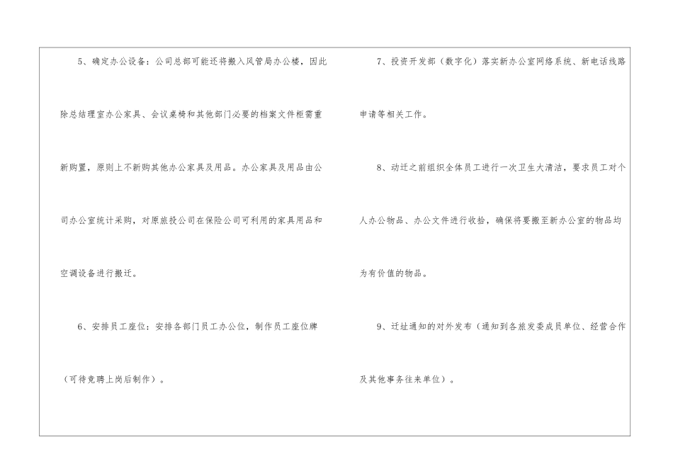 办公室搬迁工作方案_第2页