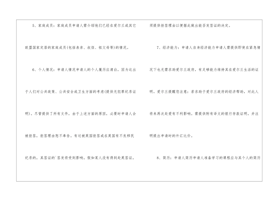 办理爱尔兰留学签证的十大注意事项_第2页