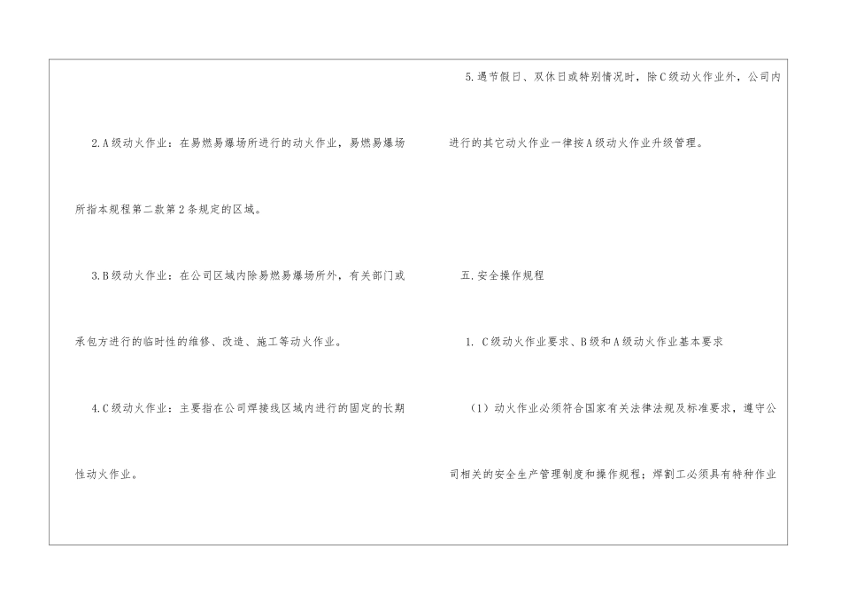 动火作业安全操作规程_第3页